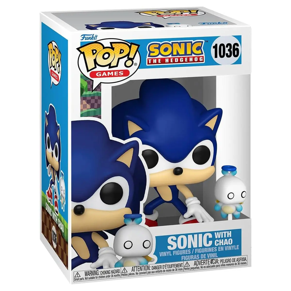 Funko Pop! Games: Sonic The Hedgehog: Sonic With Chao Vinyl Figures #1036 1