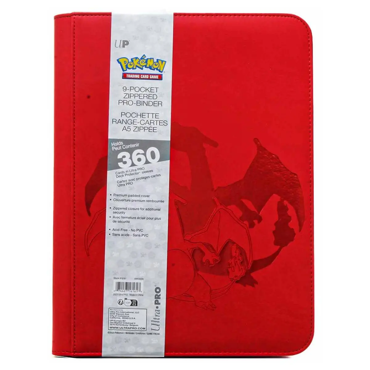 Pokémon Tcg: Elite Series Charizard 9-Pocket Zippered Pro Binder 1