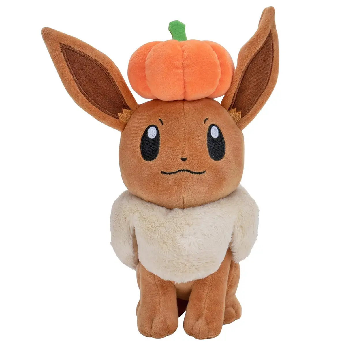 Pokémon Seasonal Eevee With Pumpkin 8" Plush 1
