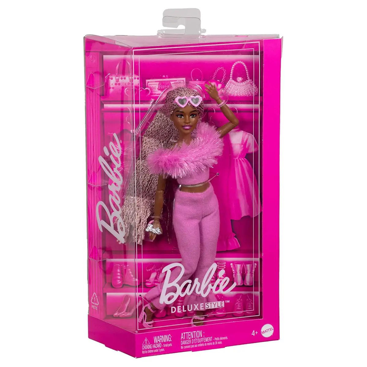 Barbie Deluxe Style #4 Pink Jumpsuit Fashion Doll 1