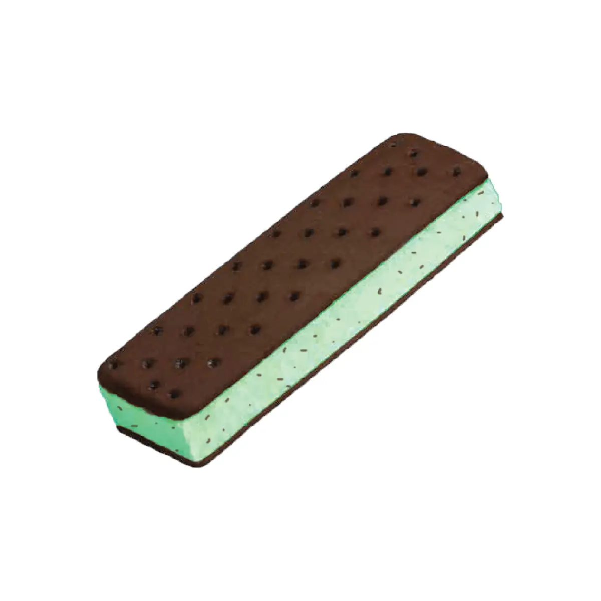 Mint Chocolate Chip Ice Cream Sandwich 2