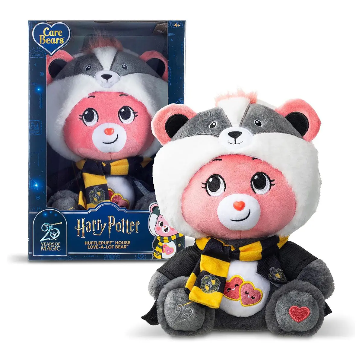Care Bears X Harry Potter Hufflepuff House Love-A-Lot Bear 30Cm Plush 1