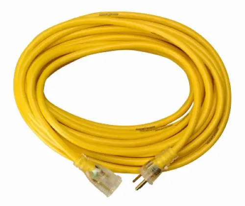 Coleman Cable 2884Ac Yellow Jacket 50' 15A 12 Gauge Extension Cord - Quantity Of 4 1