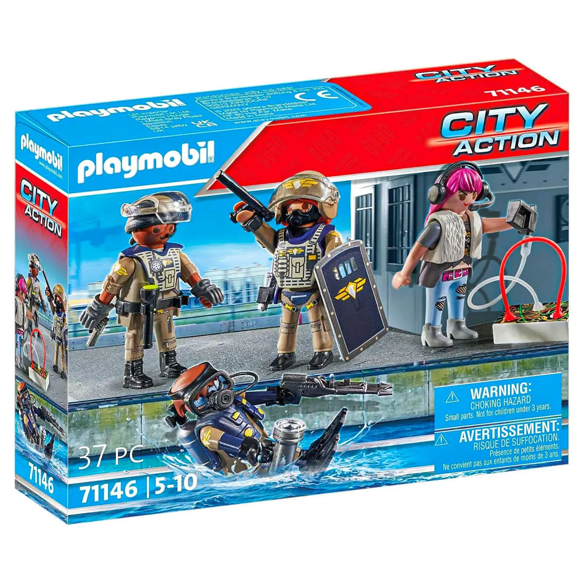 Playmobil City Action: Tactical Police Team Figures 1