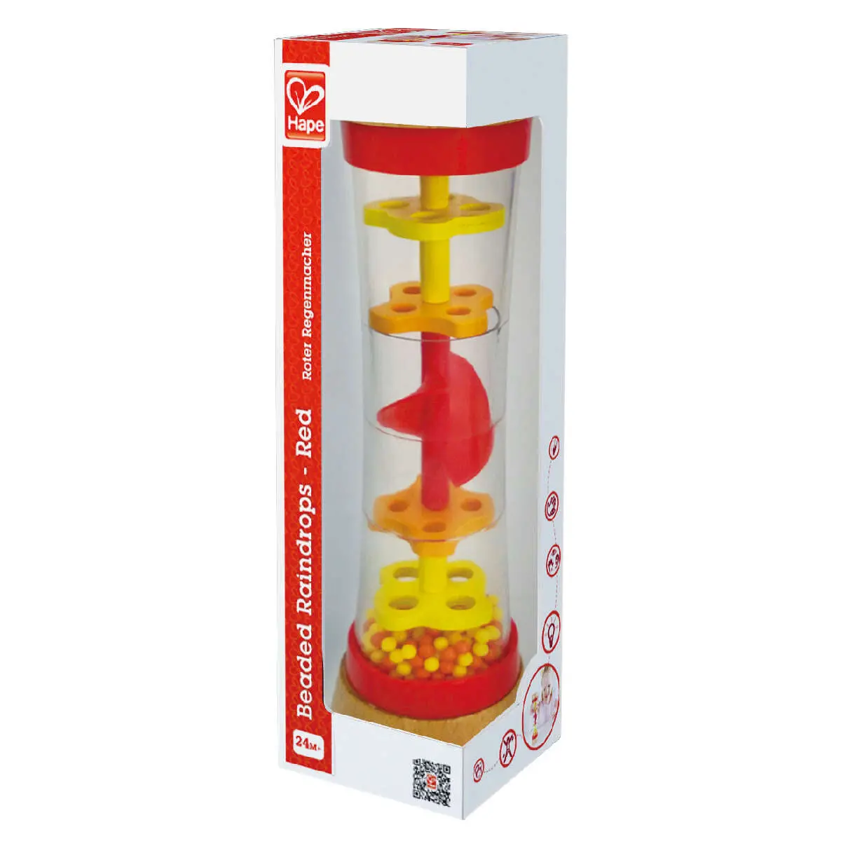 Beaded Raindrops Red Toy 1