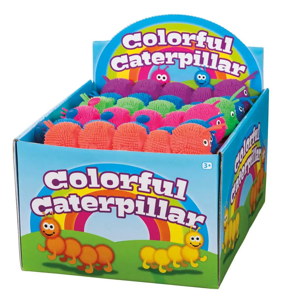 Toysmith Colorful Caterpillar, 7-1/2, Asst Colors 1