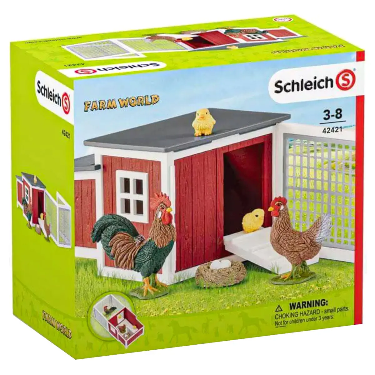 Schleich Farm World Chicken Coop Playset 1