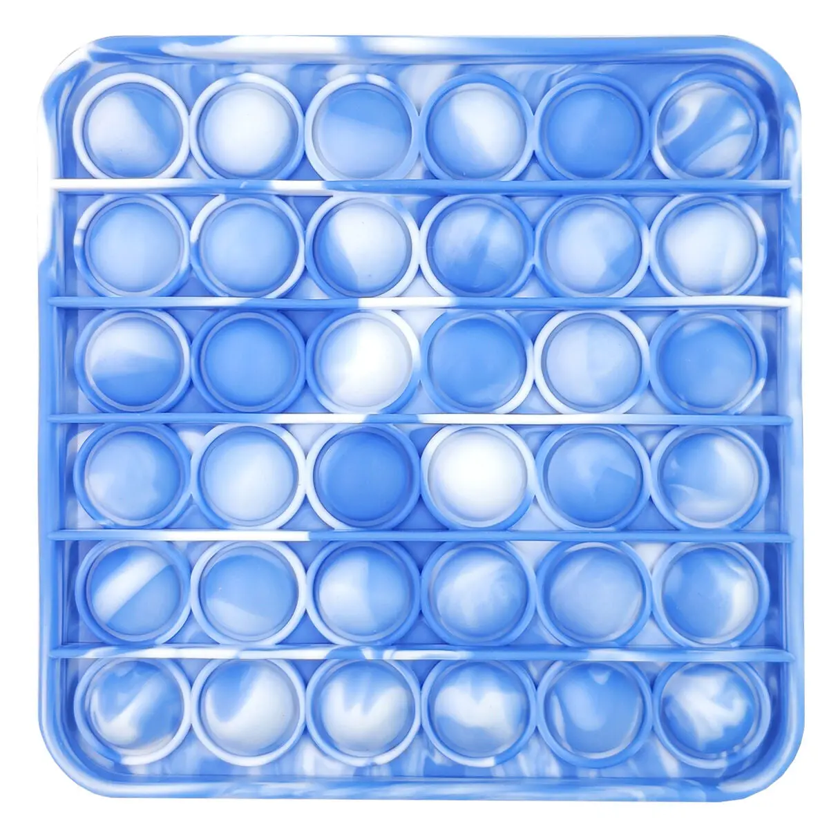Poppits Blue Tie Dye Square Fidget Toy 2