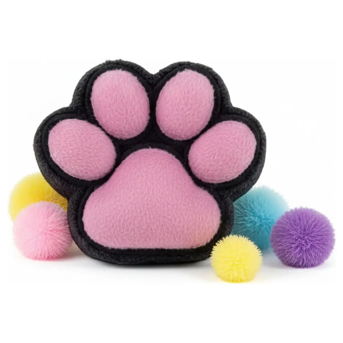 Squishy Fluffy Cats Paw With Bobbles 2