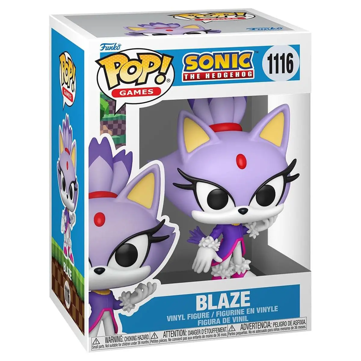 Funko Pop! Games: Sonic The Hedgehog: Blaze Vinyl Figure #1116 1