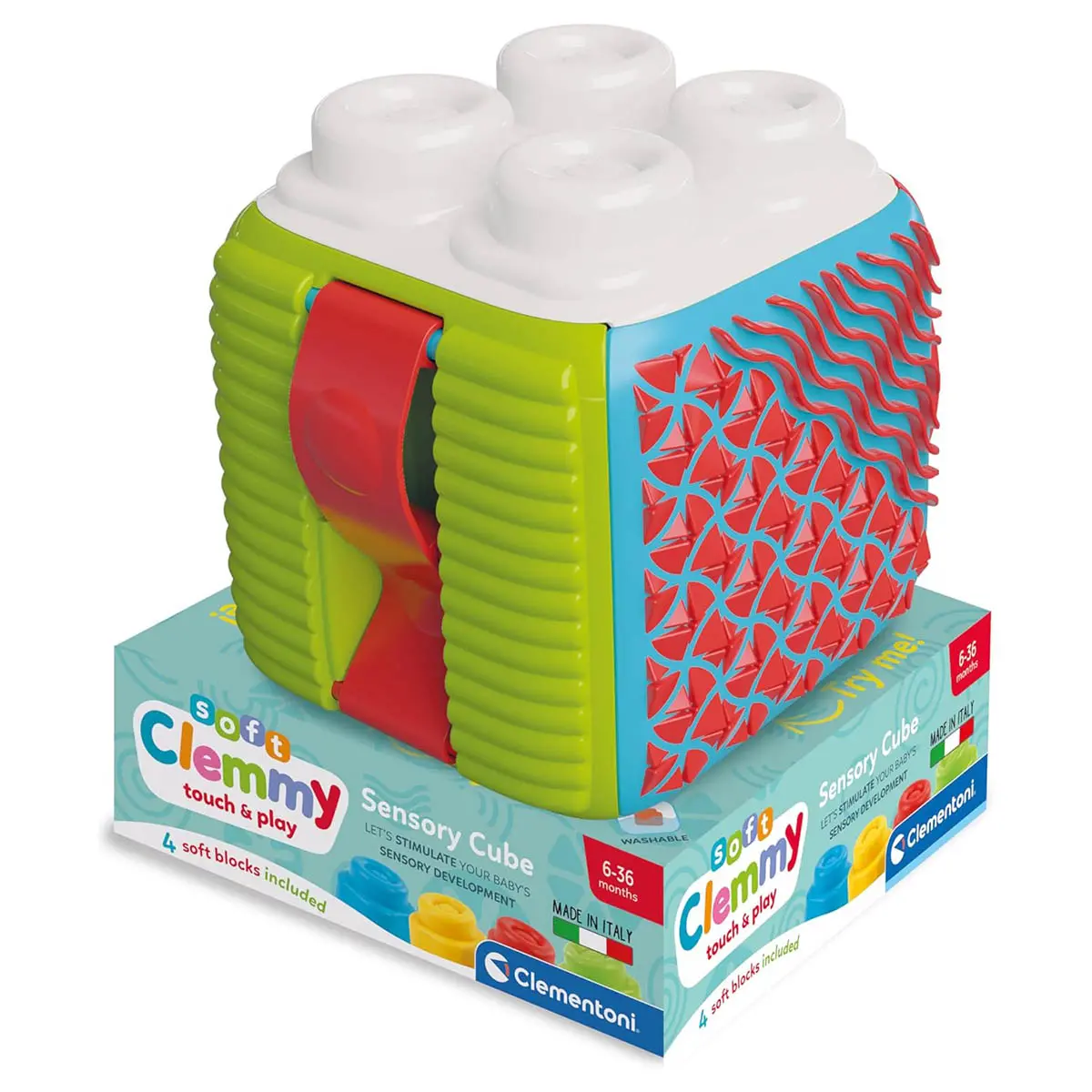 Clementoni Soft Clemmy Sensory Cube 1