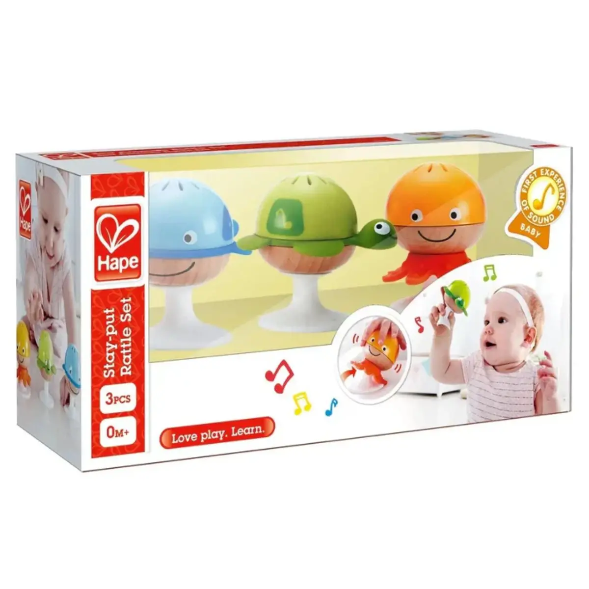 Hape Stay-Put Rattle Set 1