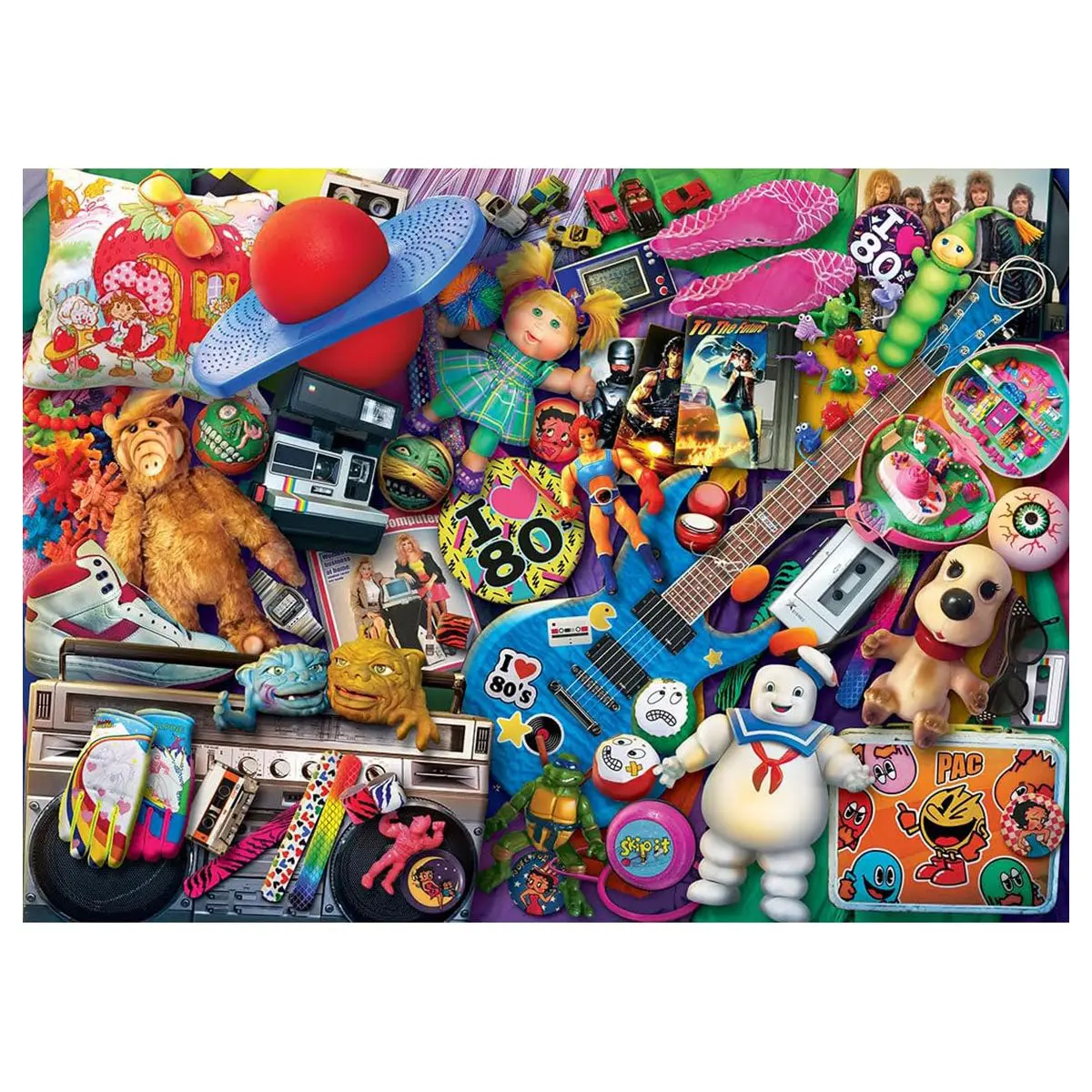 Gibsons We Love The 80'S 1000 Piece Jigsaw Puzzle 2