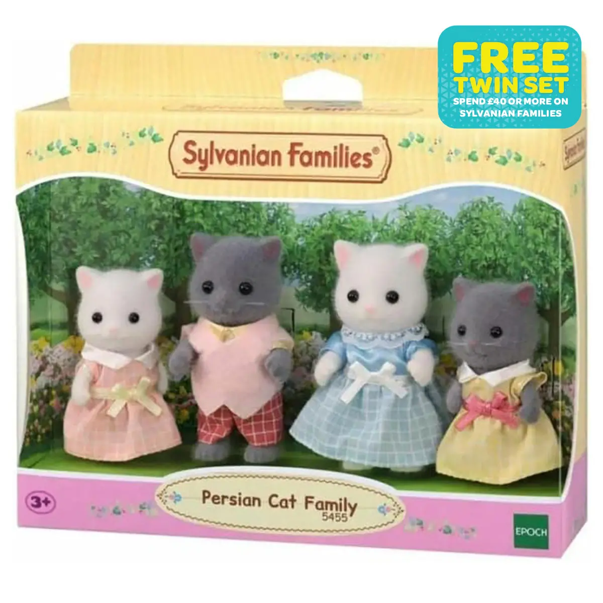 Sylvanian Families Persian Cat Family 1