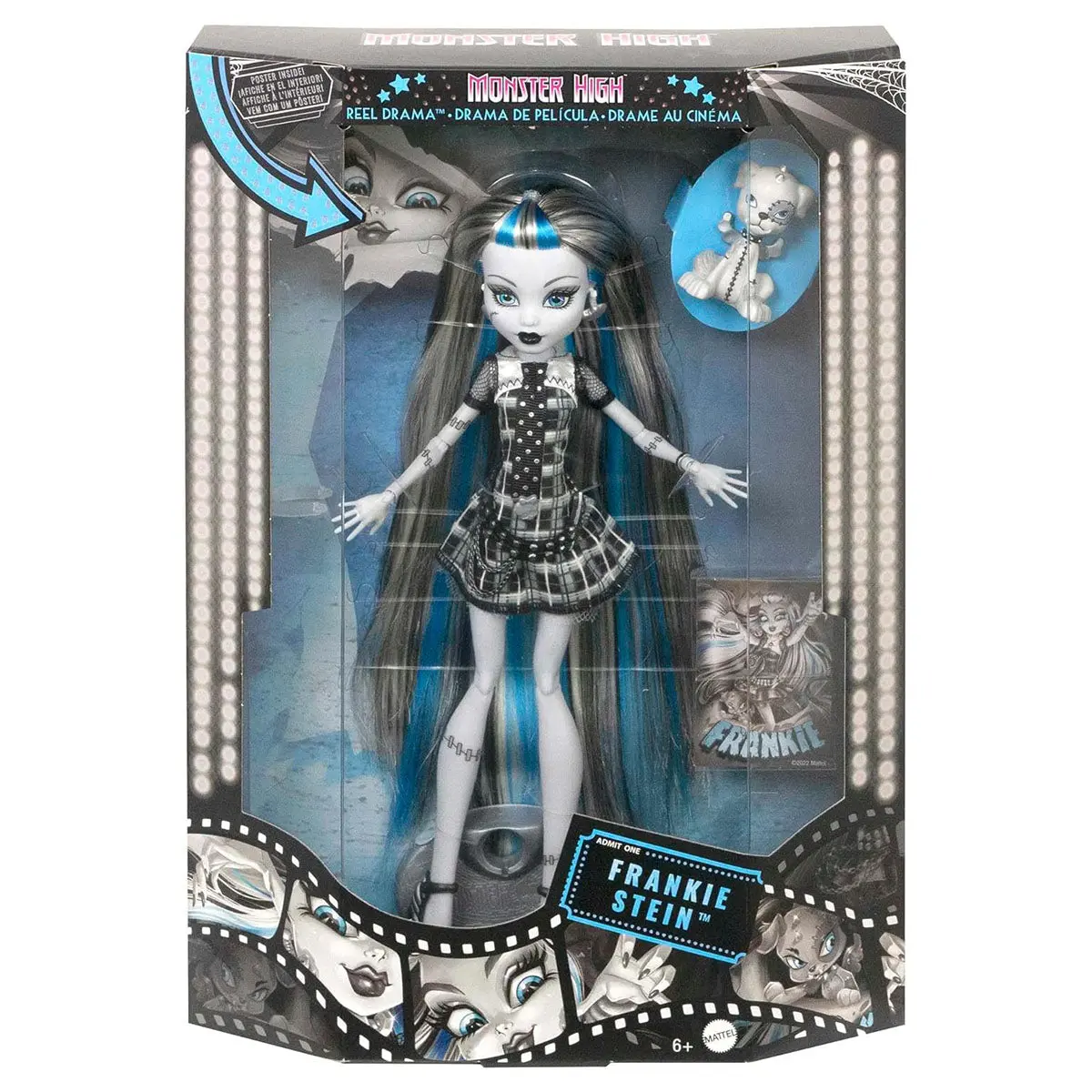 Monster High Reel Drama Frankie Stein Doll 1