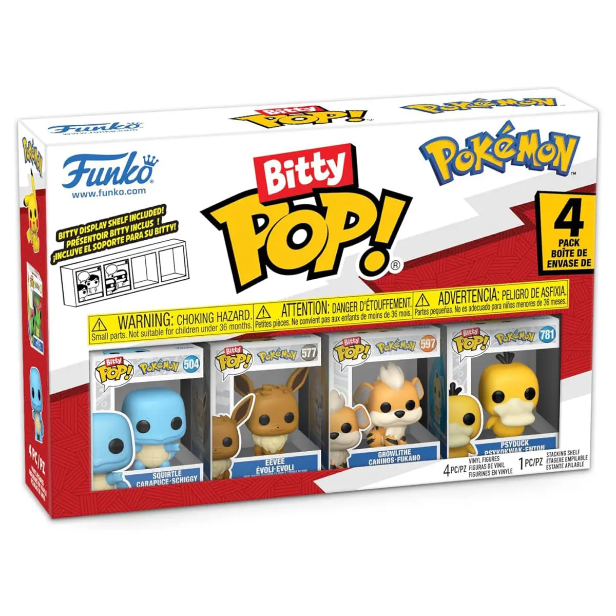 Funko Bitty Pop! Pokémon Mini Figures Series 4 (4 Pack) 1