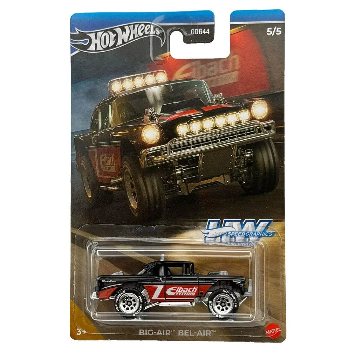 Hot Wheels Speed Graphics Big-Air Bel-Air 'Eibach' Car (5/5) 1