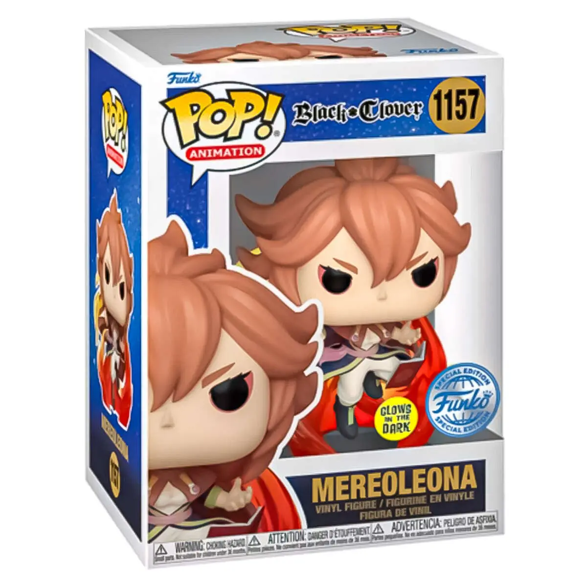 Funko Pop! Animation: Black Clover: Mereoleona Glow-In-The-Dark Vinyl Figure #1157 1