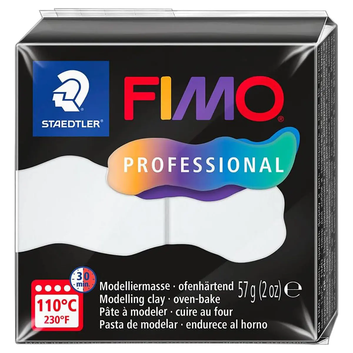 Staedtler Fimo Professional White Oven-Bake Modelling Clay 57G 1