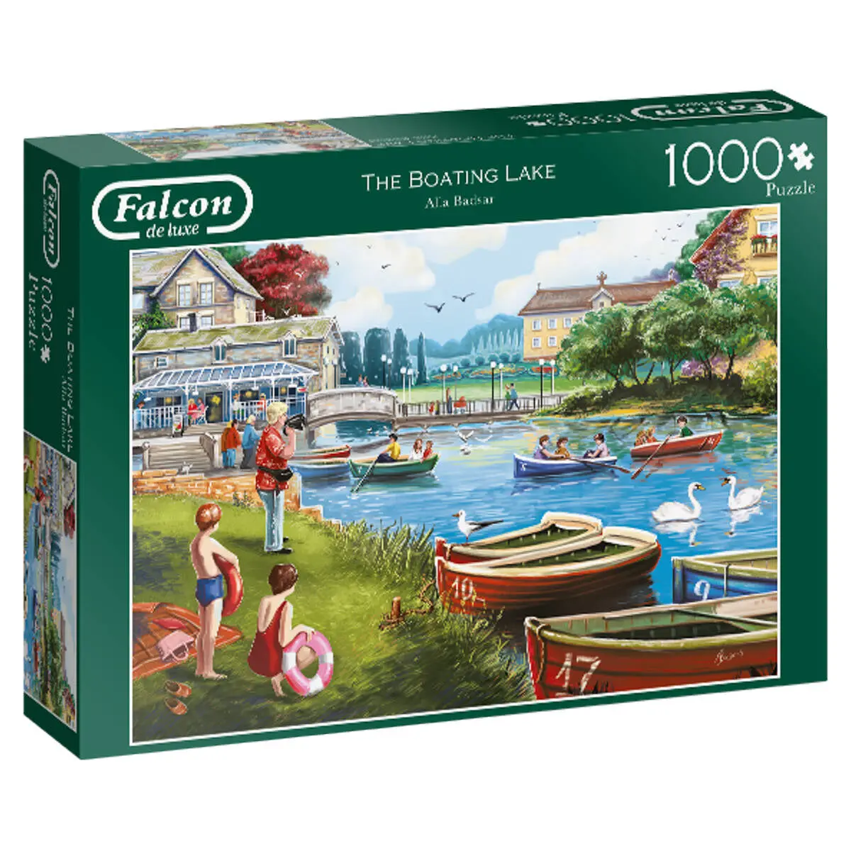 Falcon De Luxe The Boating Lake Puzzle 1000 Piece 1