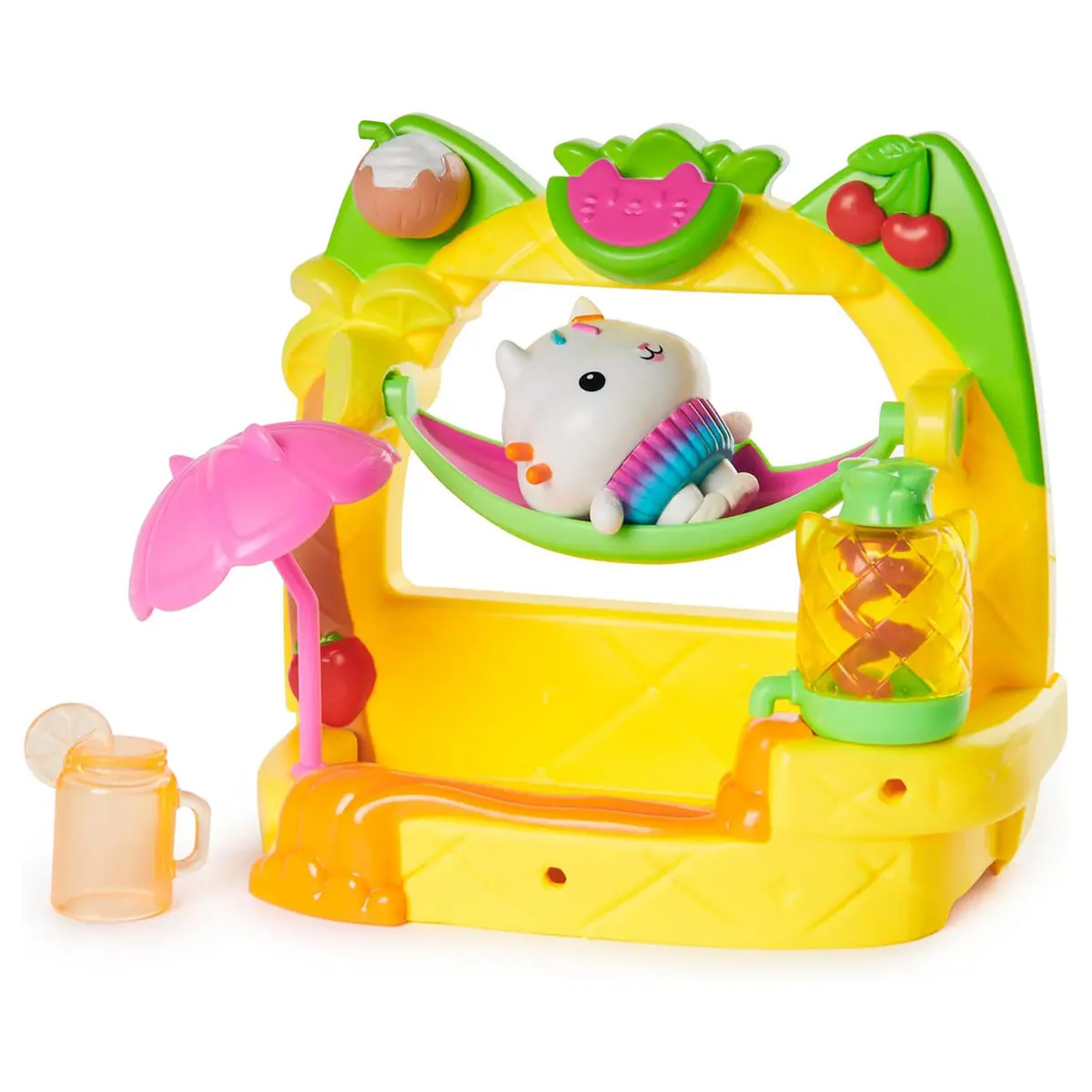 Gabby's Dollhouse 'Cakey's' Fruit Smoothie Party Balcony Playset 2