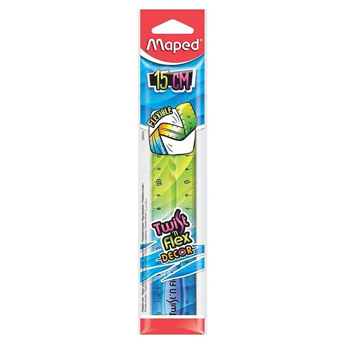 Helix Maped Ruler Twist'n Flex 15Cm 1