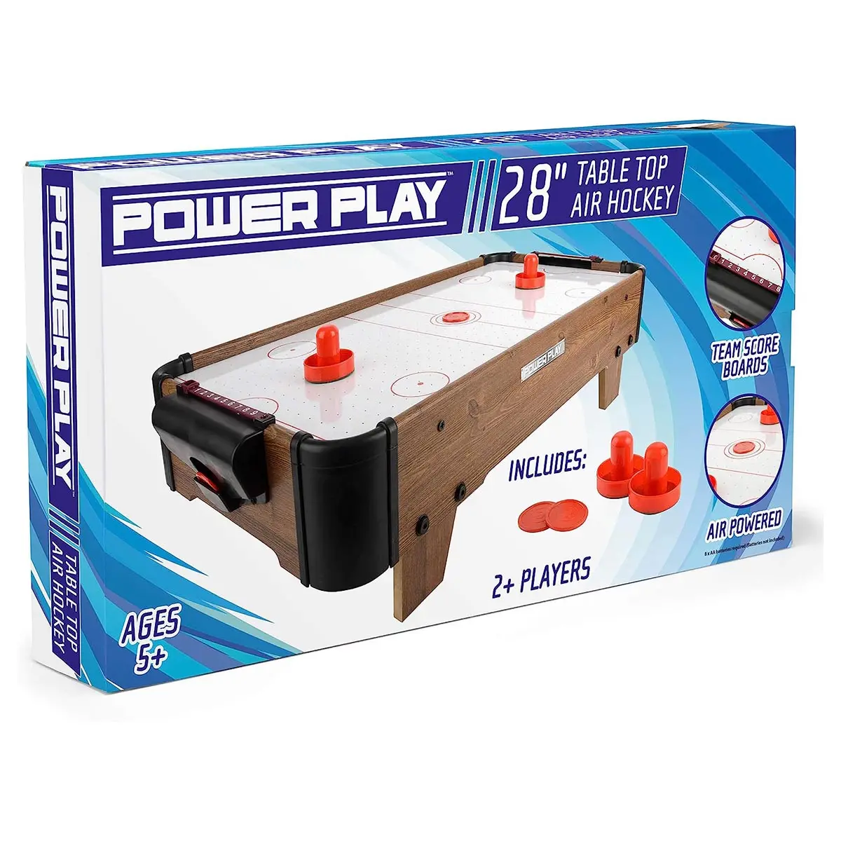 Power Play 28" Table Top Air Hockey Game 1