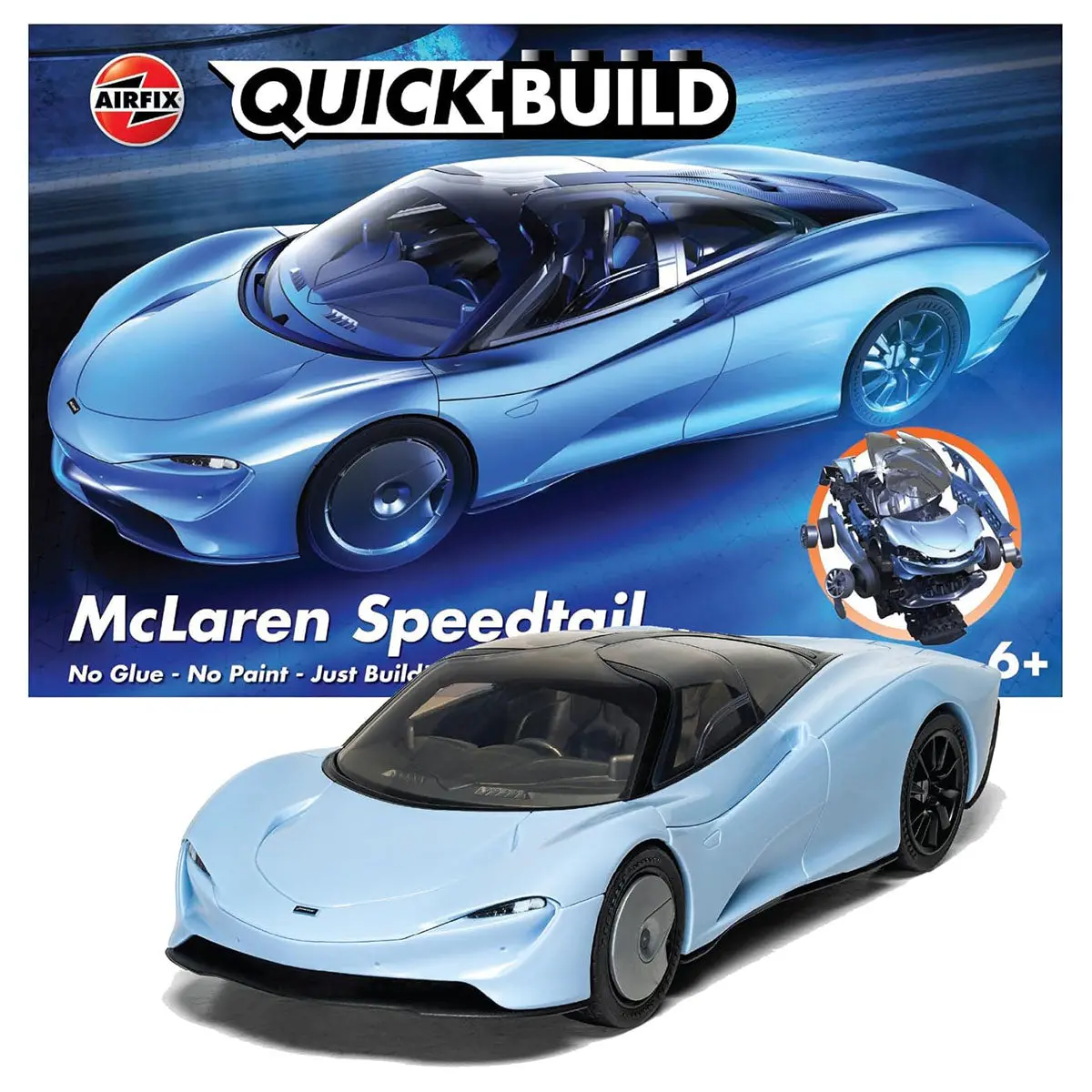 Airfix Quickbuild Mclaren Speedtail Model Kit 1