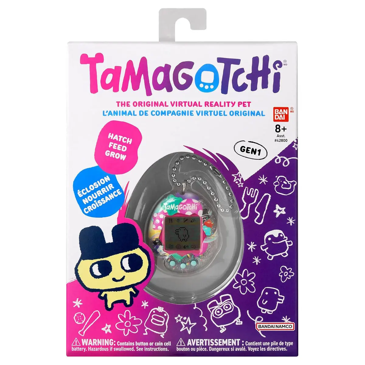 Tamagotchi Gen 1 Pretty Party Virtual Reality Pet 1