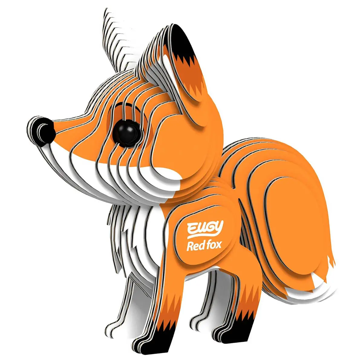 Eugy Red Fox 3D Cardboard Model Kit 1