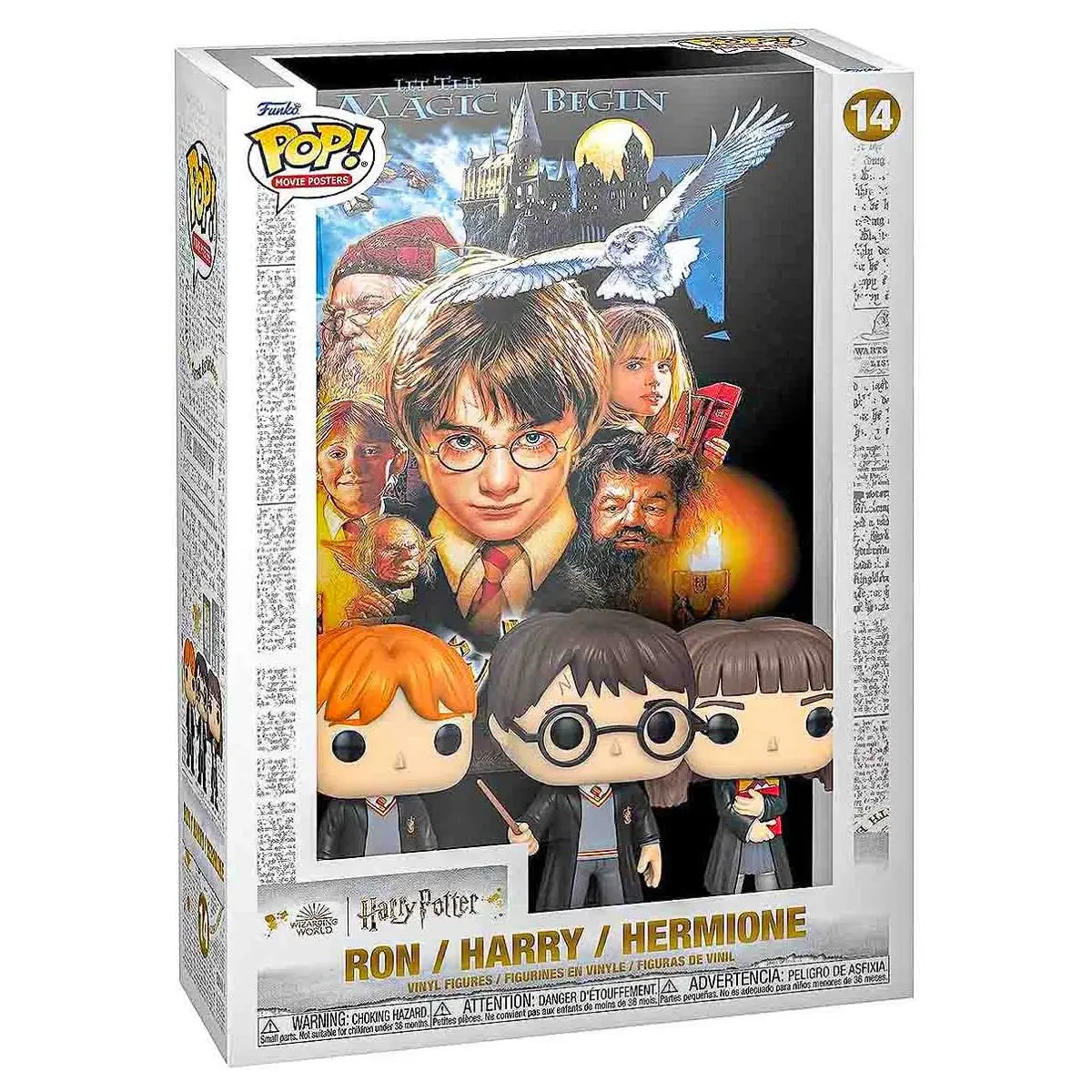 Funko Pop! Movie Posters: Harry Potter: Ron, Harry Hermione Vinyl Figures #14 1