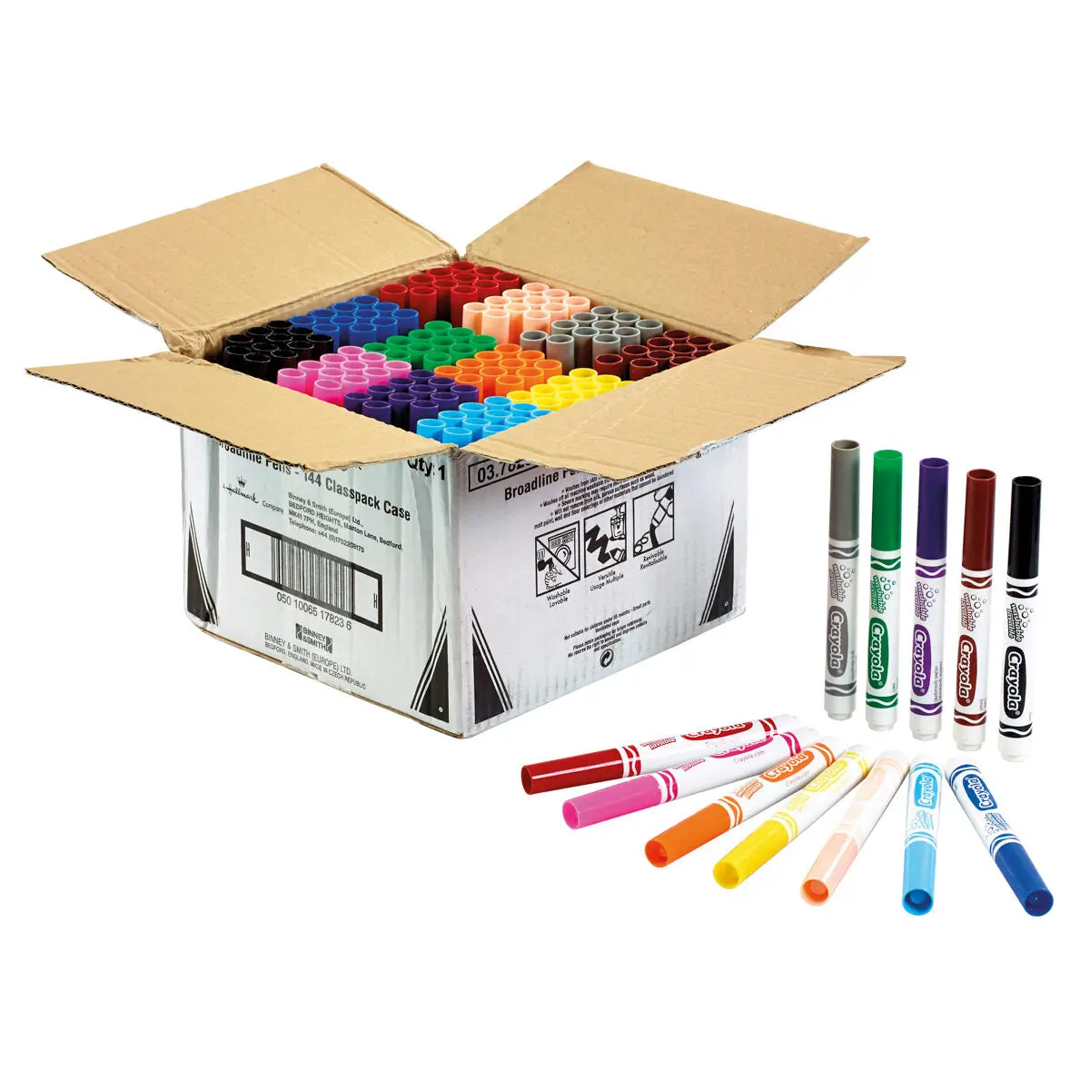 Crayola 144 Broadline Markers Classpack 1