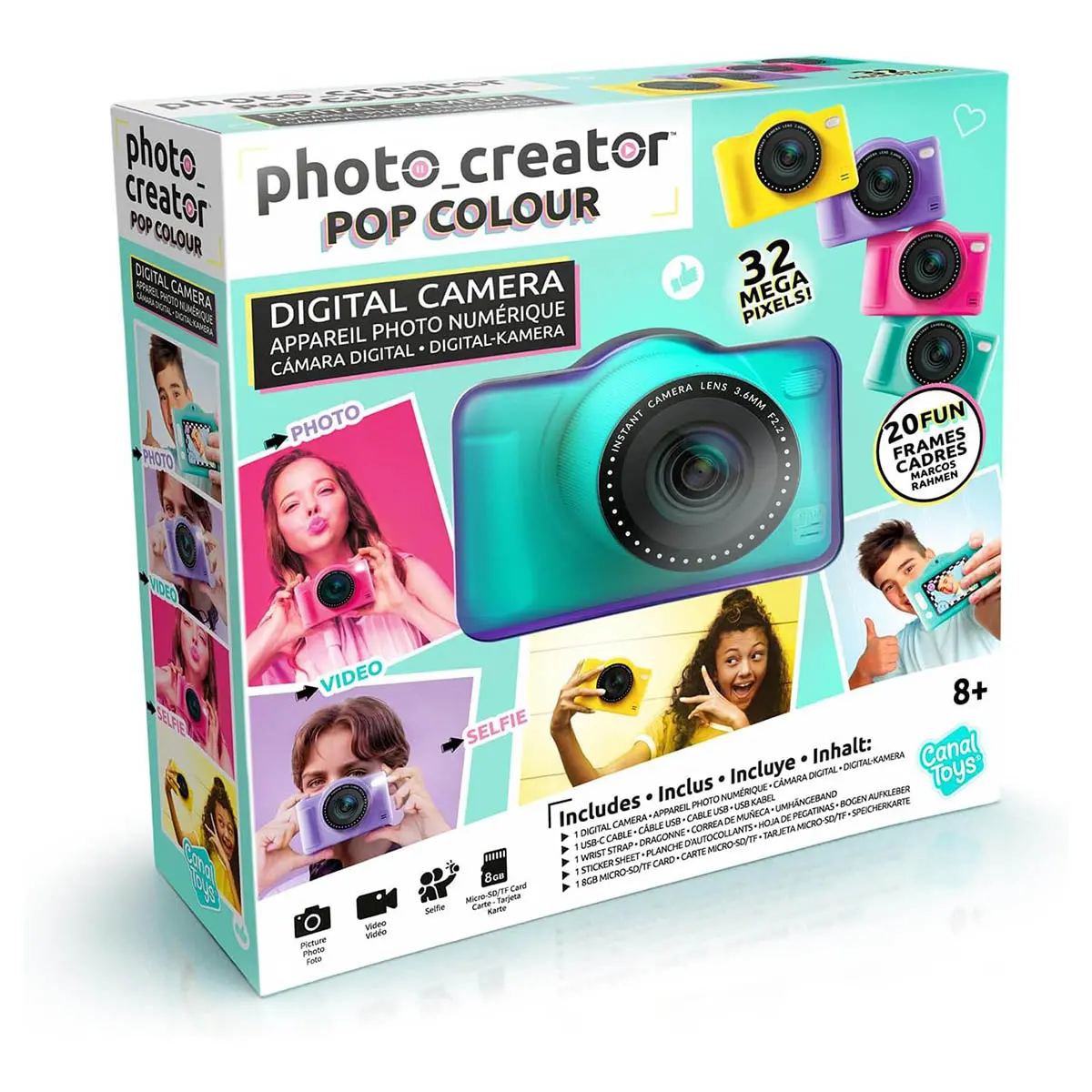 Photo Creator Pop Colour Camera Green 1