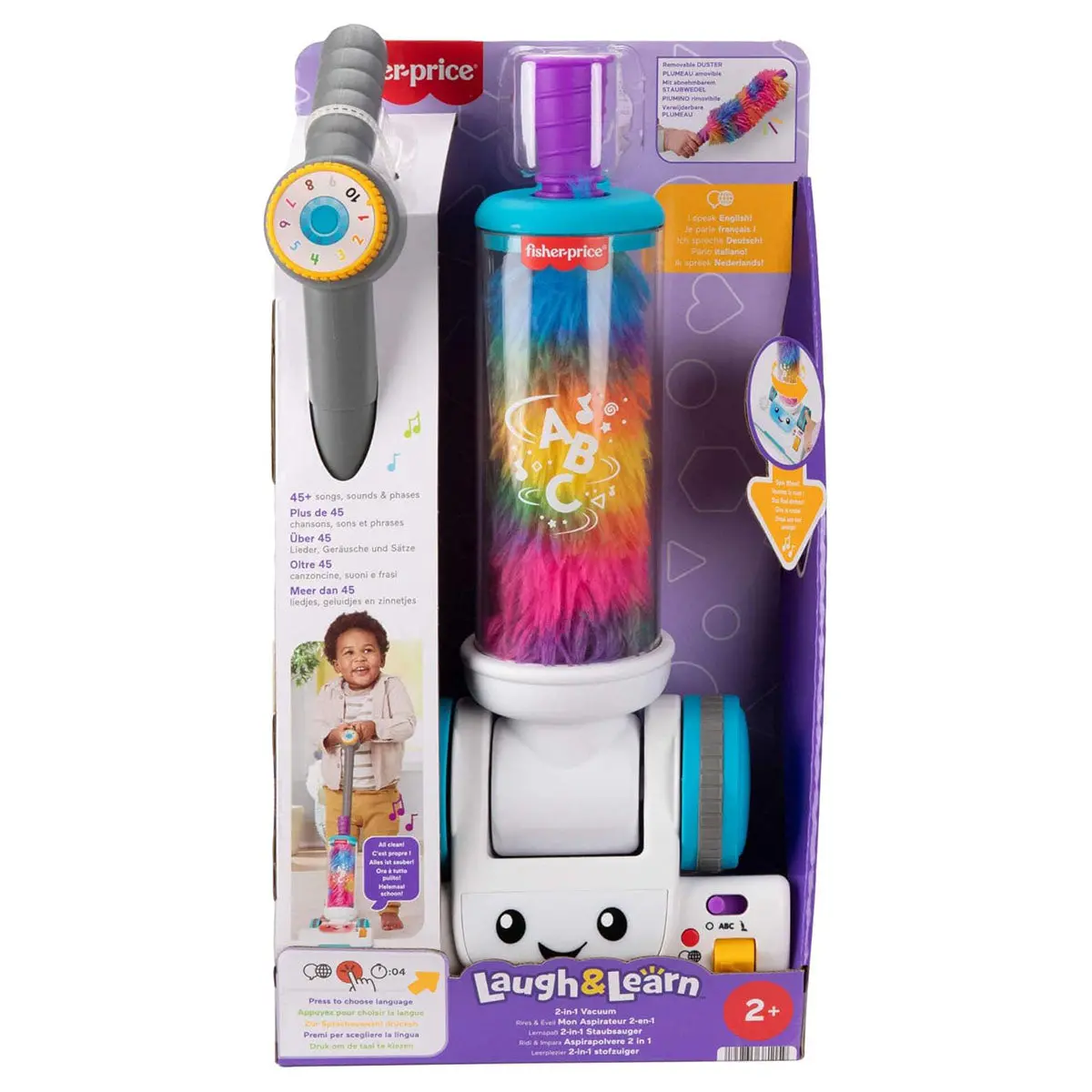 Fisher-Price Laugh & Learn 2-In-1 Vacuum Roleplay Toy 1