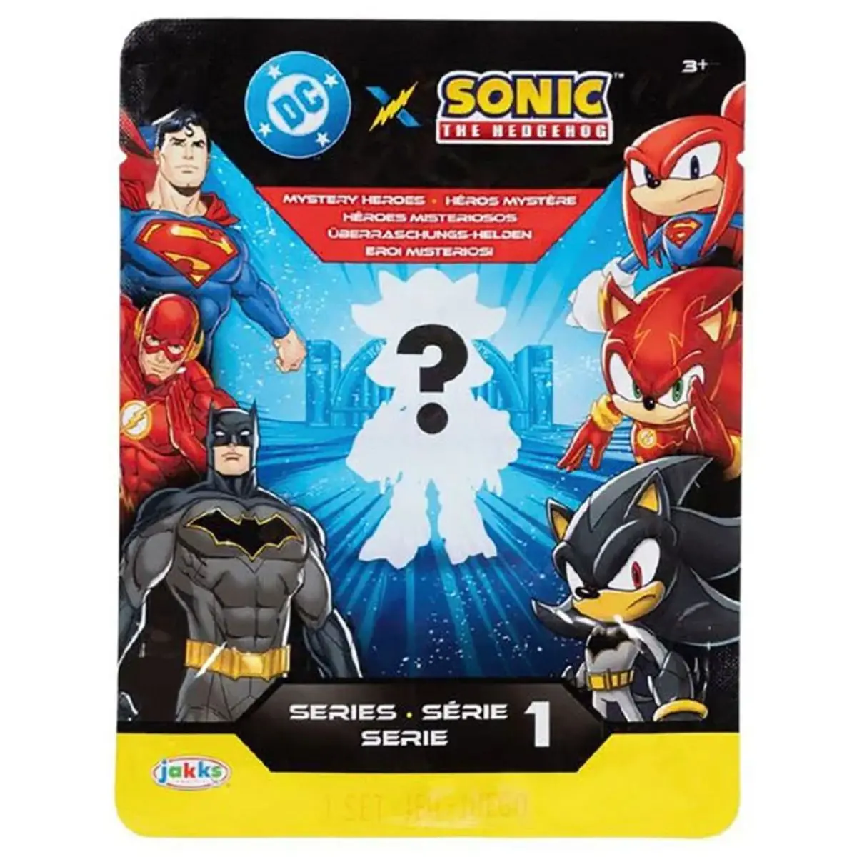 Dc X Sonic The Hedgehog Mystery Heroes 2.5" Figure Blind Bag (Styles Vary) 1