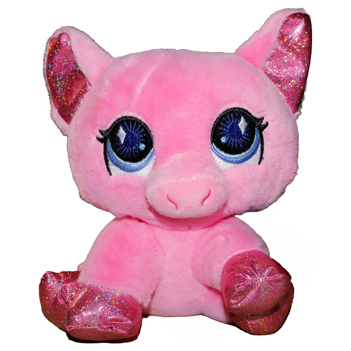 Littlest Pet Shop Pink Dog 6" Cuddle Plush Pet 1