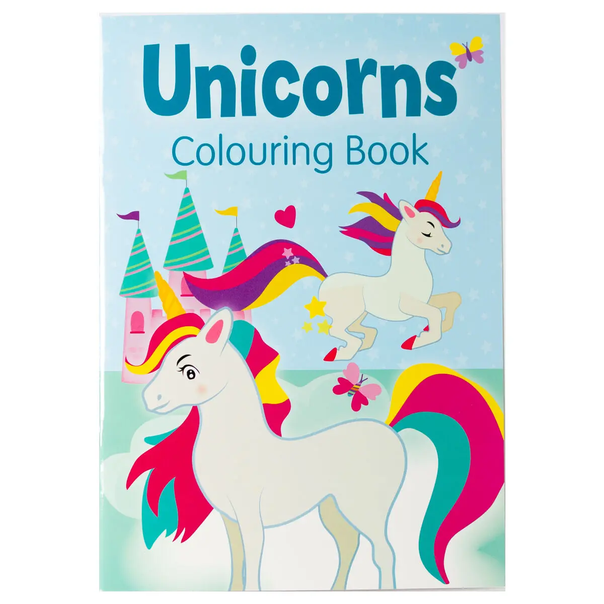 Unicorns Colouring Book Blue 1