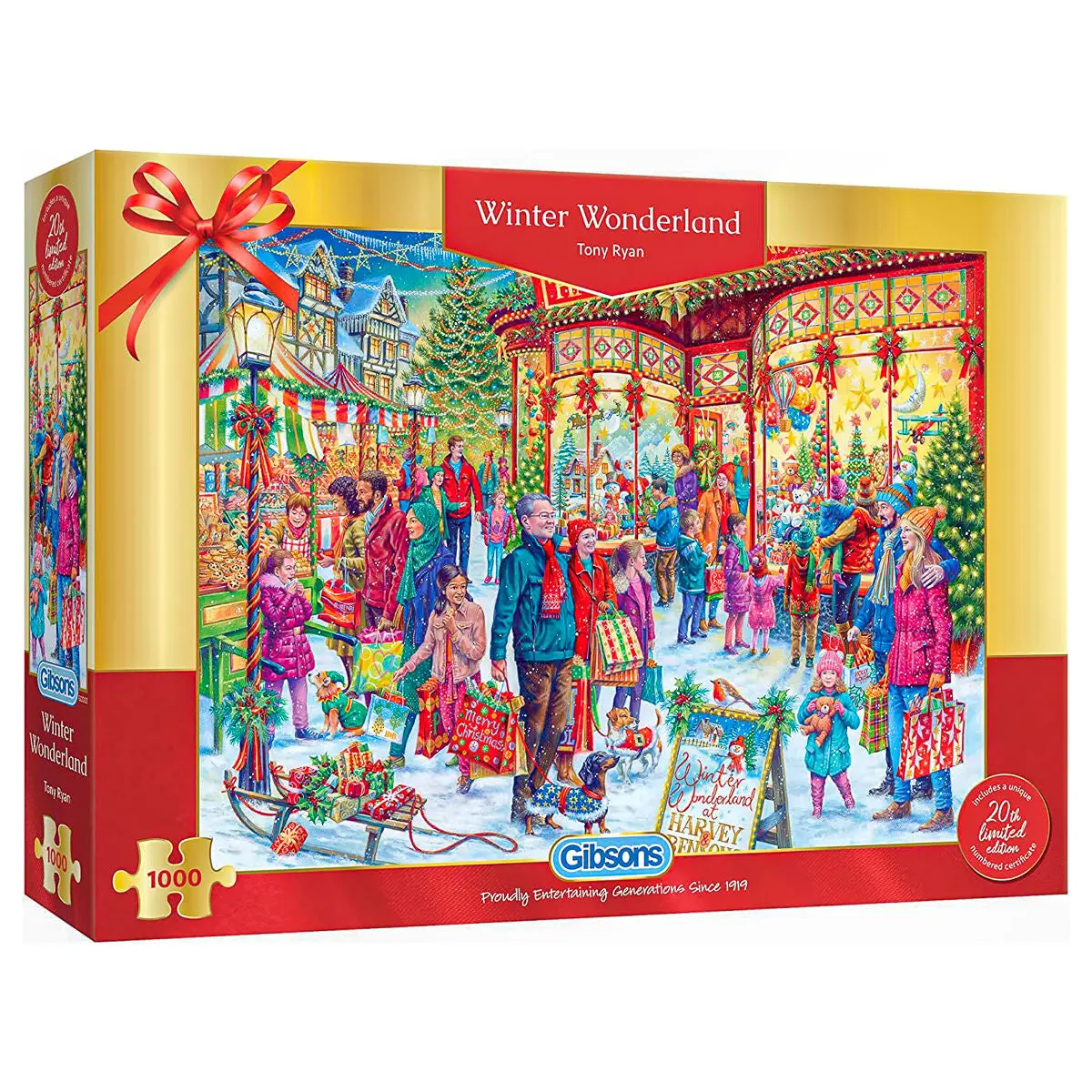Gibsons Christmas Winter Wonderland 1000 Piece Jigsaw Puzzle Limited Edition 1