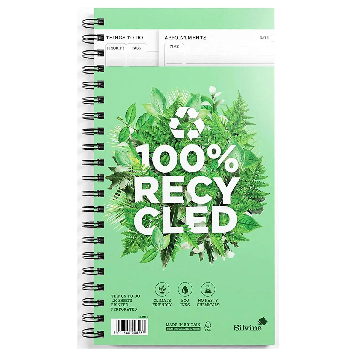 Silvine Things To Do Book 100% Recycled 1