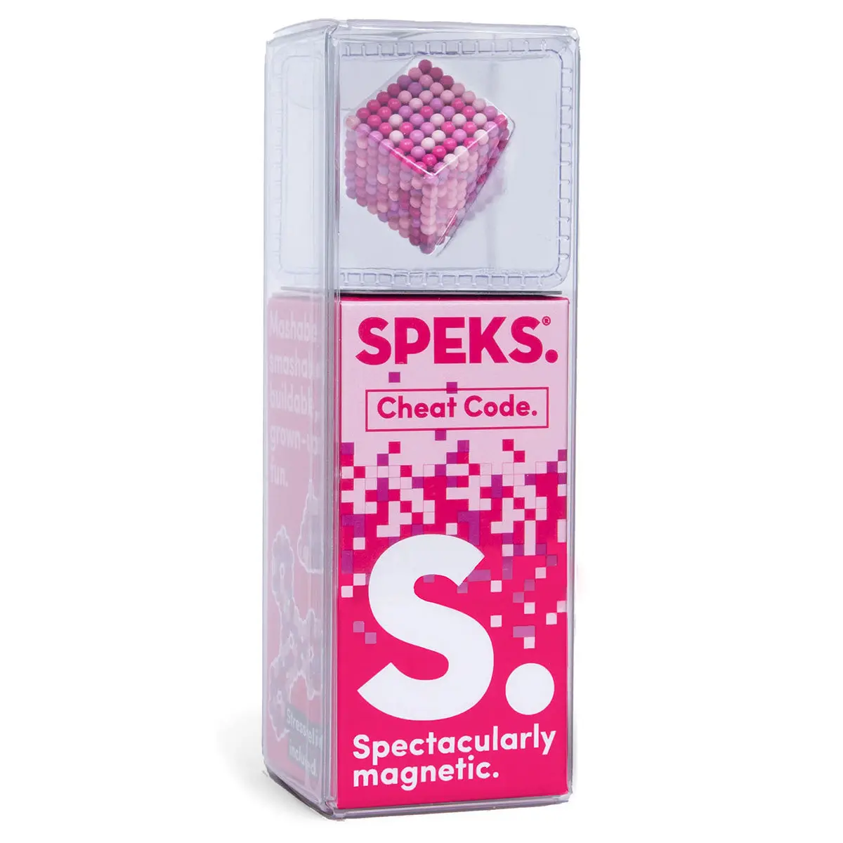 Speks Pixel Cheat Code Pink Spectacularly Magnetic Fidget Balls (14+) 1