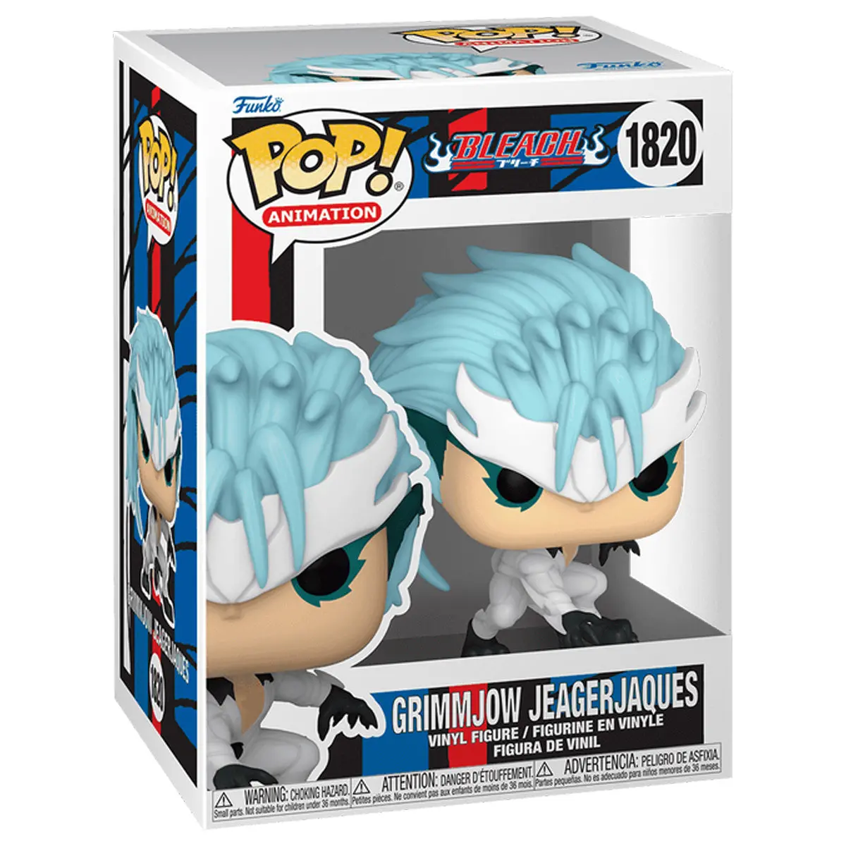Funko Pop! Animation: Bleach: Grimmjow Jeagerjaques With Chase Vinyl Figure #1820 1