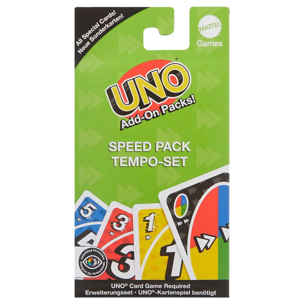 Uno Add-On Packs: Speed Pack Cards 1