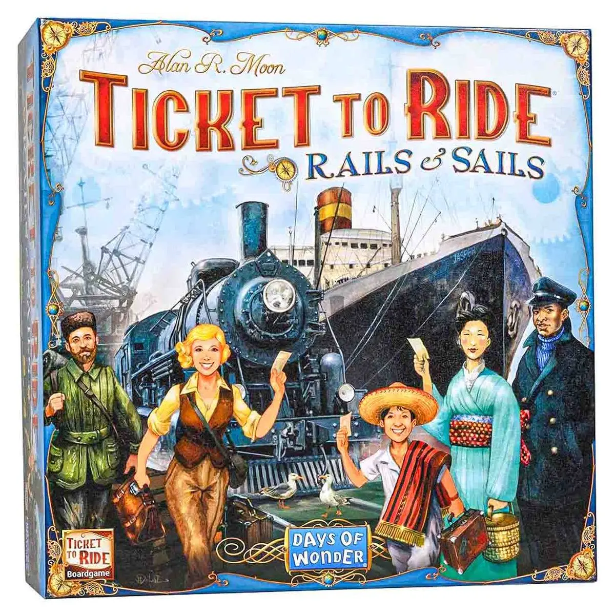 Ticket To Ride: Rails & Sails Board Game 1