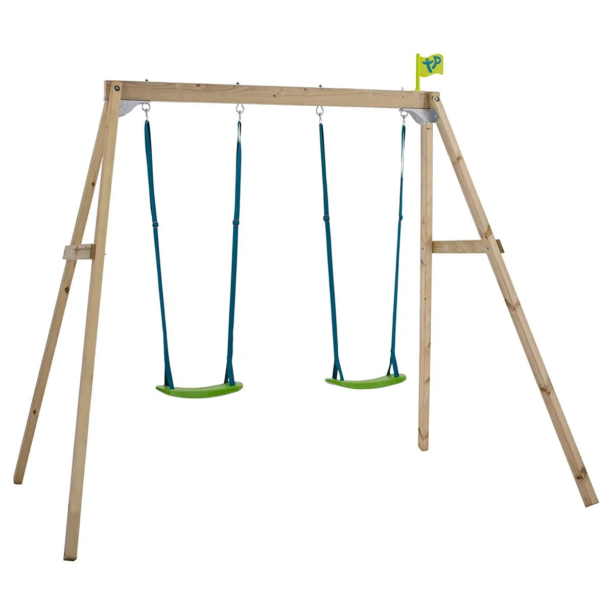 Tp Forest Wooden Double Swing 1