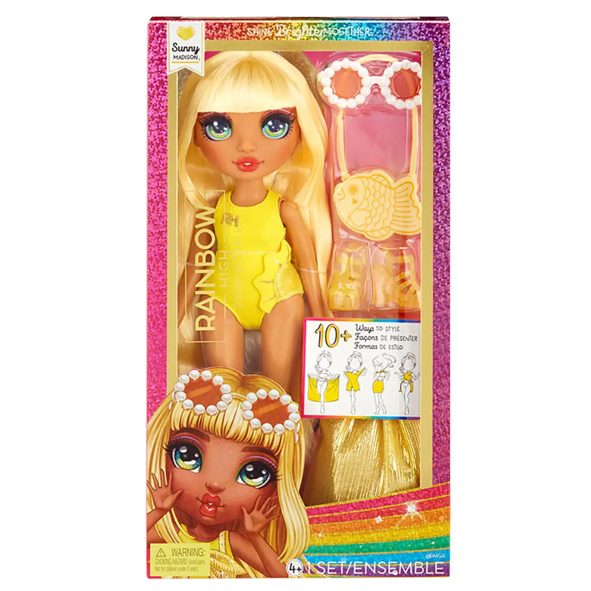 Rainbow High Swim & Style Sunny Madison Doll 1