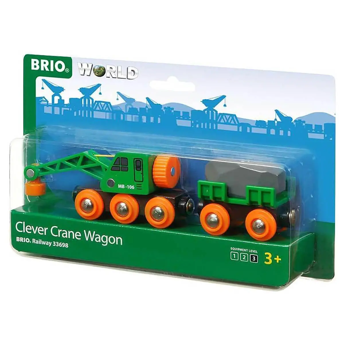 Brio World: Clever Crane Wagon Set 1