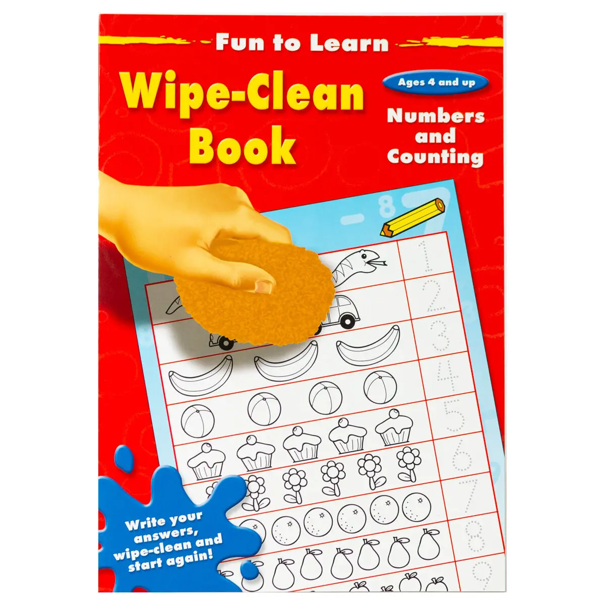Fun To Learn Numbers And Counting Wipe-Clean Book 1