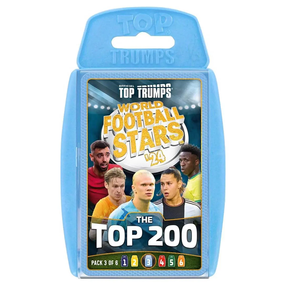 World Football Stars '24 Top 200 Top Trumps Card Game (Pack 3 Of 6) 1