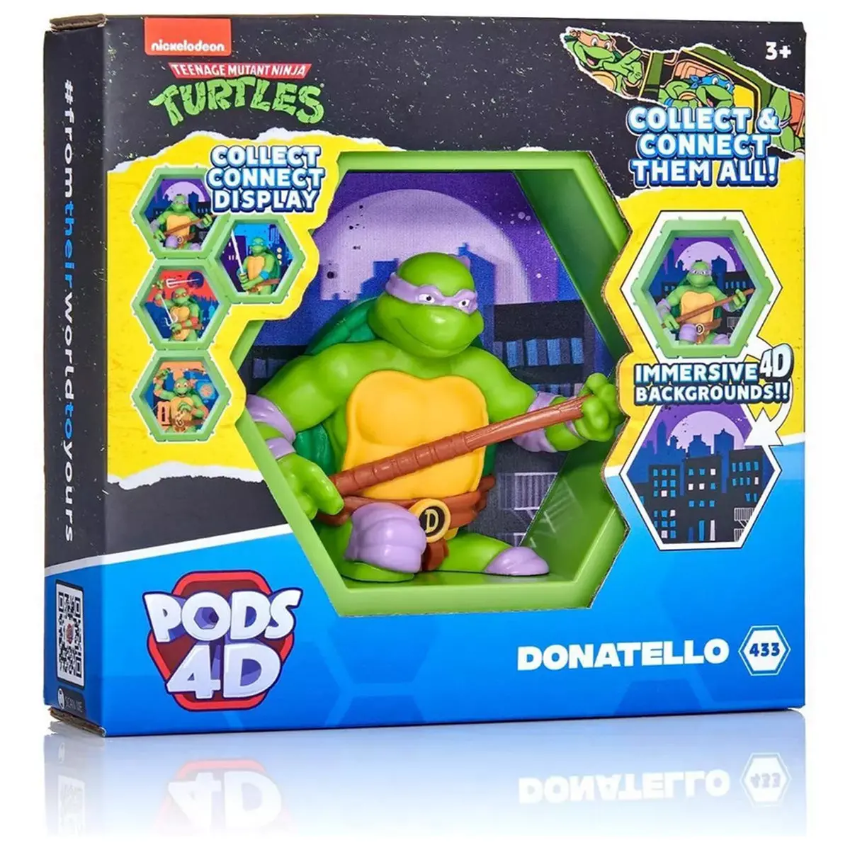 Pods 4D Teenage Mutant Ninja Turtles Donatello Figure 1