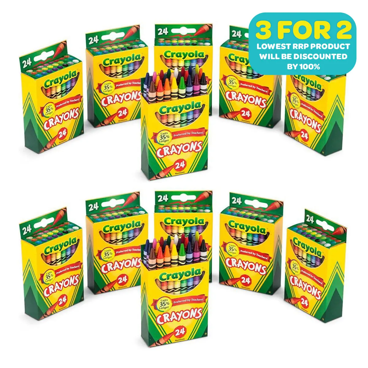 Crayola Crayons (12 Packs X 24) 1